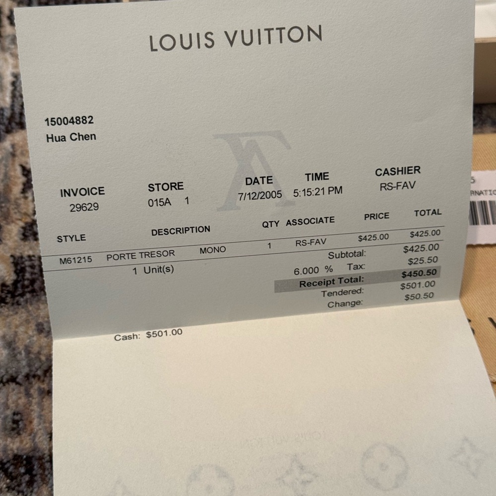 NWT Vintage Louis Vuitton M61215 Monogram Porte Tresor International Long Wallet - Picture 3 of 16